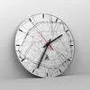 Wanduhr - Rund - Glasuhr - Stadt Karte Paris - 30x30cm - Produktbild-Vorschau 4