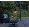 LED Solar Lampe SUNLIGHT - warmweiße LED - H: 24cm, D: 19cm - hängend - schwarz Anteprima dell’immagine prodotto