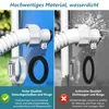 Poolschlauch Adapter,Schwimmbad Filterpumpe Adapter Set Produktbild-Vorschau 2