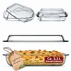 BigDean Auflaufform mit Deckel 3,3L – rechteckige Produktbild-Vorschau 1