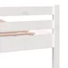 Massivholzbett Weiß 150x200 cm Produktbild-Vorschau 6