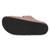 The image shows the sole of a pink Birkenstock sandal against a white background. Podgląd zdjęcia produktu