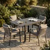 home24 Klapptisch - Aluminium - Grau Produktbild-Vorschau 3