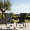 Sitzgruppe POETTO 4 Personen Schwarz Aluminium Gartenmöbel Produktbild-Vorschau 4