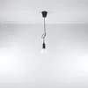 Lampa wisząca DIEGO 1 czarna SL.0572 Sollux Podgląd zdjęcia produktu 5