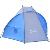 Strandmuschel ENERO CAMP SUN 200x120x120 cm – Grau-Blau – Produktbild-Vorschau 13