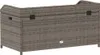 A storage bench made of poly rattan. Anteprima dell’immagine prodotto