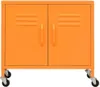 vidaXL Armadio arancione 60x35x56 cm in acciaio Anteprima dell’immagine prodotto 3