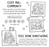 Malbuch mit über 40 handgezeichneten Seiten, hochwertigem Produktbild-Vorschau 2