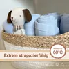 10er Set Spucktücher, Baumwolle, 70x70 cm, hellblau Produktbild-Vorschau 5