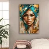 OneMillionCanvasses® - Plátno - Žena - Portrét - Zlatá - Náhled obrázku produktu 2