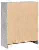 vidaXL Bücherregal Betongrau 60x24x76 cm Holzwerkstoff Produktbild-Vorschau 5