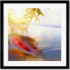 Bild - 50 cm x 50 cm - MDF - Rahmen, Wandkunst - Muschel am Produktbild-Vorschau 1