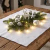 Sneeuwdek, witte winterdecoratie, kunstsneeuw, 240x90 cm Productafbeelding-voorbeeld 3