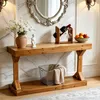 FATIVO Tavolo consolle lungo 120 cm – tavolo in legno con Anteprima dell’immagine prodotto 8