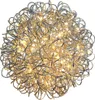 3D Weihnachtskugel "Galax Cluster" mit 50 LEDs - Silber - Produktbild-Vorschau 1