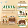 GOPLUS Kinder Matschküche mit Sonnendach, Kinderküche Produktbild-Vorschau 3
