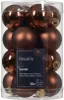 Weihnachtskugeln Glas 3,5cm 16 Stück - Espressobraun Produktbild-Vorschau 1