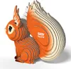 EUGY - Kit de bricolage 3D écureuil Voir les images du produit 3