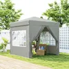 Outsunny Pavillon 2,5x2,5m wasserabweisend Stabil Produktbild-Vorschau 2