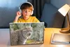 MuchoWow® Laptop Aufkleber Sticker Cover Luchs - Wald - Produktbild-Vorschau 3