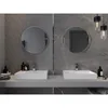 Mexen Loft lustro łazienkowe okragłe 60 cm, rama inox - Podgląd zdjęcia produktu 4