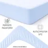 Strauss Home® Premium Spannbettlaken – 160 g/m² Gekämmte Produktbild-Vorschau 4