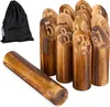 Relaxdays Kubb – gra wikingów, fińska gra rzutowa, Podgląd zdjęcia produktu 1
