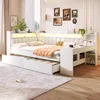 Tweepersoonsbed 140x200 cm met bureau en 2 laden, Productafbeelding-voorbeeld 4