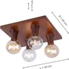 LeuchtenDirekt Deckenleuchte Turn Me Rostfarben 40cm max. 4 Produktbild-Vorschau 5