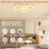 UISEBRT 60W LED Deckenleuchte Dimmbar mit Fernbedienung - Produktbild-Vorschau 3