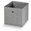 4x Faltbare Aufbewahrungsbox Polypropylen Grau 32x32x32 cm Produktbild-Vorschau 2