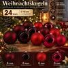 Weihnachtskugeln Outdoor 24er Set Ø10cm Christbaumkugeln Produktbild-Vorschau 2