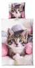 MF beddengoed, kattenmotief, baby, 80 g/m² Productafbeelding-voorbeeld 1