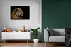 MuchoWow® Gerahmtes Poster Tiger - Tierkopf - Schwarz 90x60 Produktbild-Vorschau 5