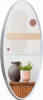 BD ART Wandspiegel Rund Spiegel 70 cm mit Weiß eleganter Produktbild-Vorschau 5