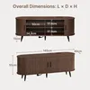 TV-kast BEALIFE, 145x40x55 cm, met 2 kleppen | Dressoir Productafbeelding-voorbeeld 3