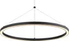 Globo Lighting Hängeleuchte Metall schwarz matt, LED Produktbild-Vorschau 2