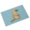 Mr. & Mrs. Panda Hackbrett Schnabeltier Mut - Blau Pastell Produktbild-Vorschau 2