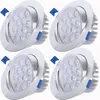 4x 12W LED orientable spot encastrable panneau plafonnier Voir les images du produit 1