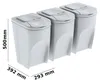 Portarifiuti Prosperplast SORTIBOX 3 x 35 l cenerino Anteprima dell’immagine prodotto 7