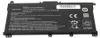 A black laptop battery with labels and symbols. Produktbild-Vorschau