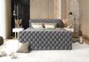 Figo IV B&B Home Boxspringbett Figo IV, 200x200 cm, Blau, Produktbild-Vorschau 2