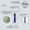Andrückroller Tapetenroller Tapezierroller Tapezierrolle Produktbild-Vorschau 5