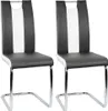 WYCTIN 2x Chaises de salle à manger Chaises à dossier haut Voir les images du produit 1