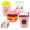 4er Set Squishies Katze Hamburger Anti-Stress Spielzeug für Produktbild-Vorschau 1