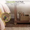 Petite table d'appoint avec 2 étagères, table basse avec Voir les images du produit 3