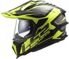 LS2 MX701 Explorer Alter Matt Motocross Helm, schwarz Produktbild-Vorschau 1