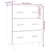 vidaXL Sideboard Betongrau 70x34x90 cm Holzwerkstoff -  Produktbild-Vorschau 9