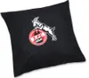 A black pillowcase with the 1. FC Köln logo printed on it. Produktbild-Vorschau